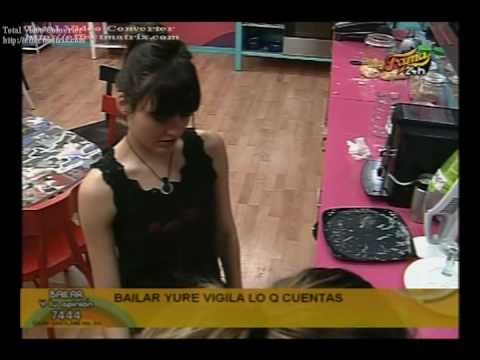 FAMA A BAILAR.Raquel y Yurena de charla..  30 de Marzo Video 2