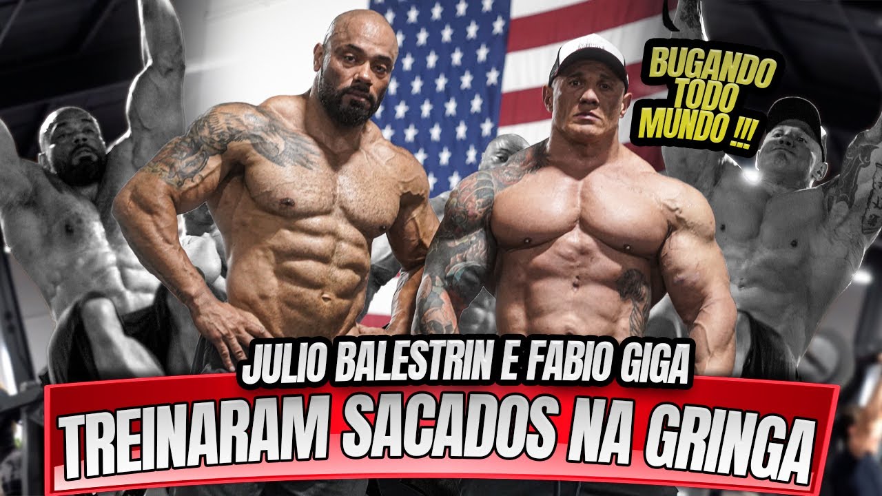 JULIO BALESTRIN E FABIO GIGA TREINARAM SACADOS NA GRINGA !!!