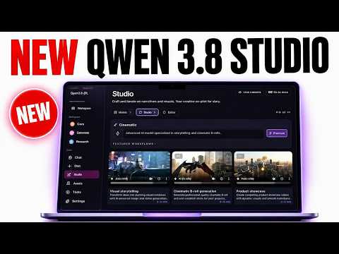 Video Thumbnail: Qwen 3.8 Agentic OS is INSANE... just watch