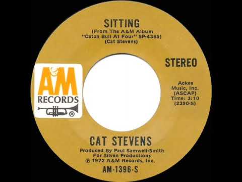 1973 HITS ARCHIVE: Sitting - Cat Stevens (stereo 45)