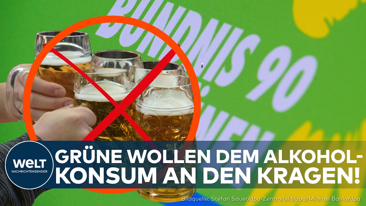 DEUTSCHLAND: Jugendschutz oder Bevormundung? Grüne gehen dem Alkoholkonsum an den Kragen!
