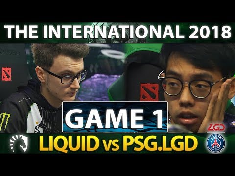 LIQUID vs PSG.LGD - EPIC GAME! BEST OF DOTA 2 TOP 3 #TI8 The International 2018 - Game 1