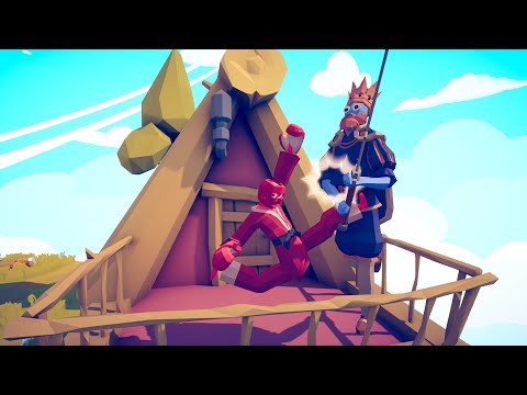 KICKBOXER vs EVERY UNITS From the Balcony 🥊🥊🥊 | Totally Accurate Battle Simulator TABS