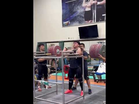 Chen Po Jen (110) 290 kg front squat double