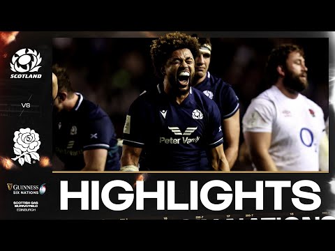 HIGHLIGHTS | 🏴󠁧󠁢󠁳󠁣󠁴󠁿 SCOTLAND V ENGLAND 🏴󠁧󠁢󠁥󠁮󠁧󠁿 | 2024 GUINNESS MEN'S SIX NATIONS RUGBY