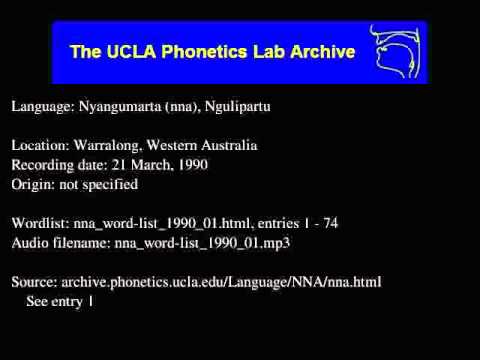 Nyangumarta audio: nna_word-list_1990_01