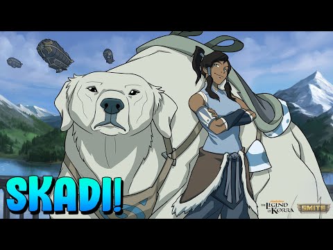 THE LEGEND OF KORRA COMES TO SMITE WITH THIS SICK SKADI SKIN! - Masters Ranked Duel - SMITE