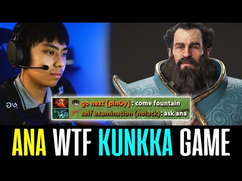 ANA impressing everyone with his KUNKKA - Mordiggian GOD DOTA 2