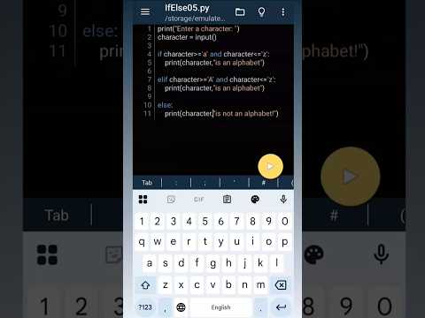 Python Tutorial Check If User Input Is Alphabet Or Digit Programming Coding Python Shorts