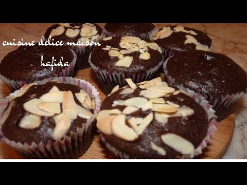 recette muffin au chocolat facile - وصفة مافن الشوكولاتة السهلة