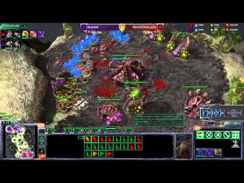 SC2 Group Scarlett vs Moonglade ZvZ Game 1 BNet World Championship 2012 StarCraft 2