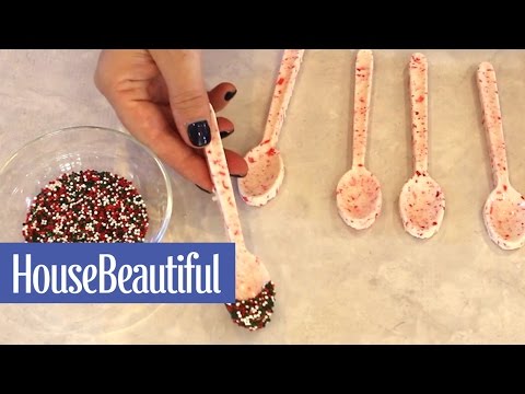 How To Make Peppermint Spoons | House Beautiful