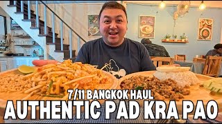 THE ORIGINAL THAI BASIL STIR FRY - PAD KRA PAO  + 7-ELEVEN BANGKOK HAUL