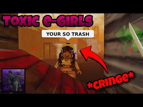 DESTROYING Toxic E-Girls in Violence District ft. HelixFlip (Roblox Dead by Daylight)