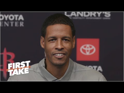 火箭隊新任主教練斯蒂芬-塞拉斯談執教詹姆斯-哈登和拉塞爾-威斯布魯克｜第一時間報道 (New Rockets head coach Stephen Silas talks coaching James Harden & Russell Westbrook | First Take)