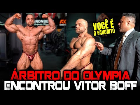 OLYMPIA REFEREE WARNS VITOR BOFF - YOU ARE THE FAVORITE