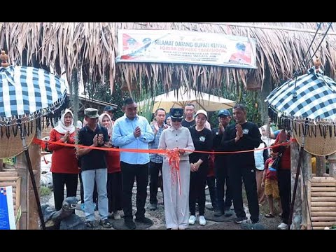 Peresmian Launching wisata air dan lomba pacu jalur perahu tradisional di sungai Langenharjo