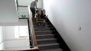 Electric fiber stair chair - suitable size: the si...