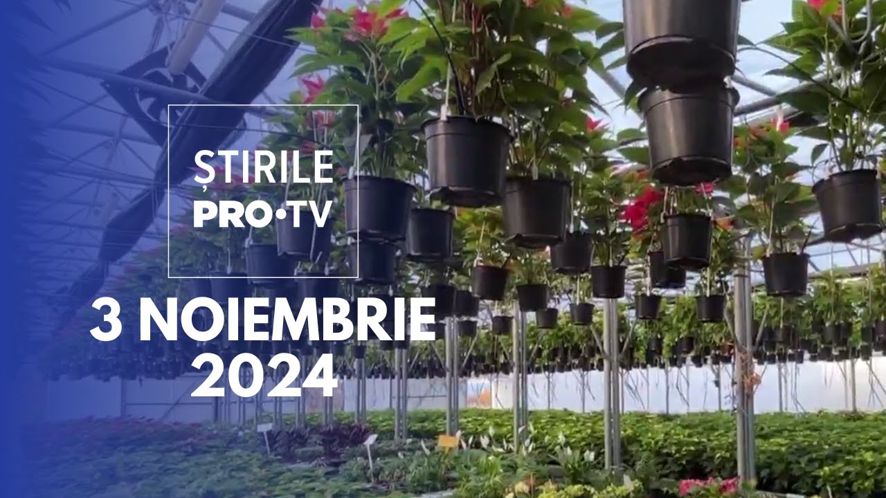 Știrile PRO TV - 3 Noiembrie 2024