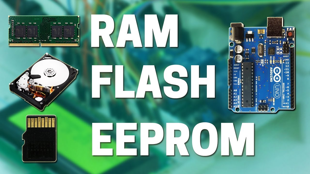 Para que serve cada uma? RAM, FLASH e EEPROM - Memórias do Arduino