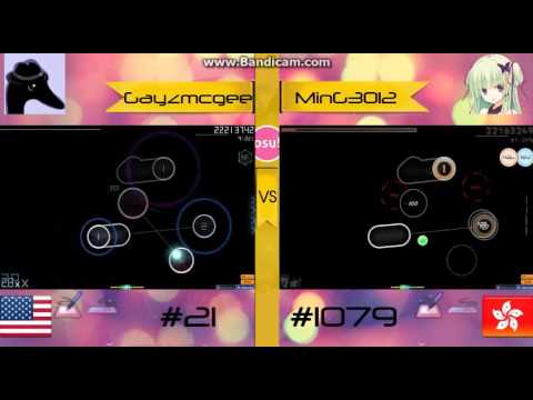 Gayzmcgee vs MinG3012 on HARDEST RANKED BEATMAP : Inferi - The Promethean Kings