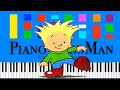 CBeebies William S Wish Wellingtons Theme Song Slow Easy Medium Piano Tutorial 4K