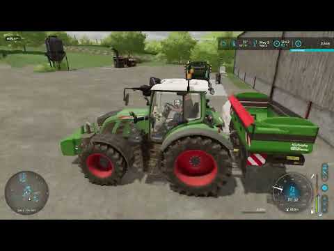 Ploughing up grass to Sow Sorghum/Spreading lime & fertiliser | Thornton 22 Revamp #20