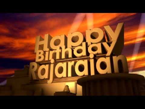 Happy Birthday Rajarajan