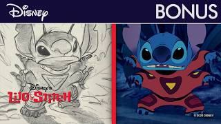 Lilo et Stitch Côte à côte | Le Crash | Storyboard contre Film | @disneyfr