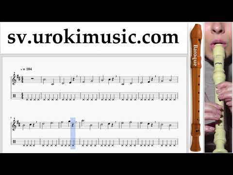 Hur Man Spelar Blockflöjt (Barock) Jonas Blue - Mama Noter Tabs Del#1 um-i492