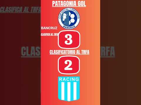 Bancruz 3-2 Racing de Puerto San Julián (PSJ) | Clasificatorio Provincial Santacruceño al TRFA.