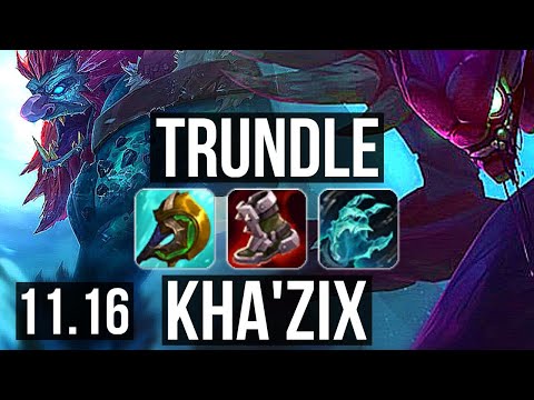 TRUNDLE vs KHA'ZIX (JUNGLE) | Rank 2 Trundle, 7/2/15 | EUW Challenger | v11.16