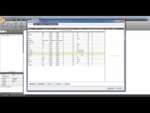 SigmaNEST Eğitim Videoları-126-Araçlar - Malzeme Grupları- Material Groups