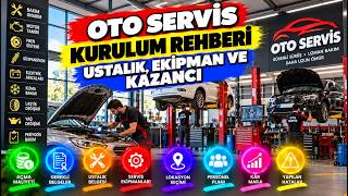Oto Servis Açmak: Ustalık Belgesi, Ekipman, Maliyet ve Kazanç