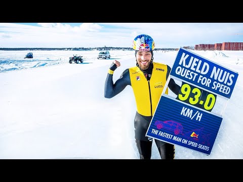 Quickest Speed Skater Ever Kjeld Nuis 100 KM/H barrier in Norway