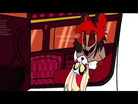 UNA NOCHE DE DESLIZ CHARLIE Y ALASTOR | hazbin hotel ( cómic fandub )