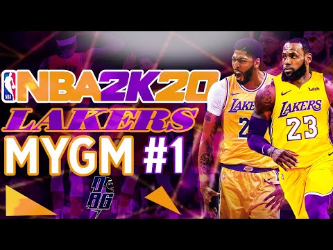 NBA2K20 LA Lakers MyGM EP. #1 - Time To Build A Dynasty!