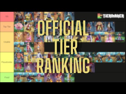 Official Tier Ranking - For Piece: The Great Voyage