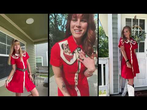 Purrfectly Western 🐱🤠 100% Cotton Cowgirl Cat Shirt Dress #WesternStyle #CatLover #boozelele #cowboy