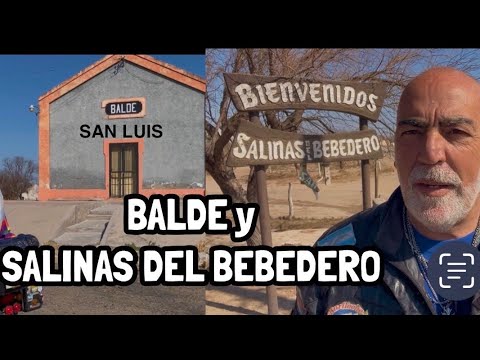 BALDE / SALINAS DEL BEBEDERO/ San Luis / en moto por Argentina 
