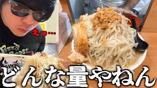 どうすんねんこの量。ものすごい二郎系ラーメンに出くわしてしまった結果. をすする