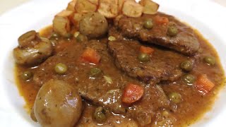 🍽️ TERNERA EN SALSA TRADICIONAL PARA MOJAR PAN 🥖//BEATRIZ COCINA