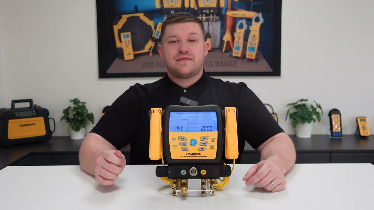 SMAN® Digital Manifolds: Vacuum Alarms | Fieldpiece Europe