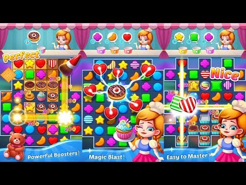Best match 3 puzzle world : Candy Holic Android Gameplay