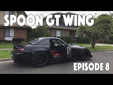 Honda s2000 Spoon GT wing installed!! - Project MAAAD2K (Episode 8)