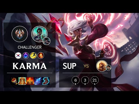 Karma Support vs Leona - KR Challenger Patch 10.18