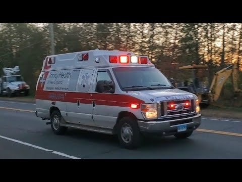 Trinity Health EMS Ambulance 18 Responding Priority 1!!