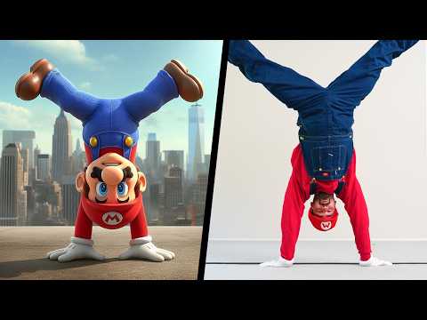 I Tried Stunts From The Super Mario Bros. Movie In Real Life