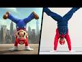 Intenté Hacer Acrobacias De La Película Super Mario Bros En La Vida Real