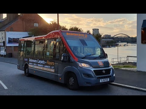 FIRST DAY BACK: Journey on Route 79 | SJ19PGE - Gateshead Central: Fiat Ducato/Mellor Orion